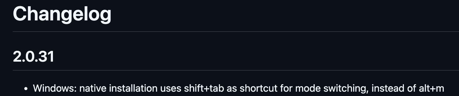 Plan Mode 版本说明